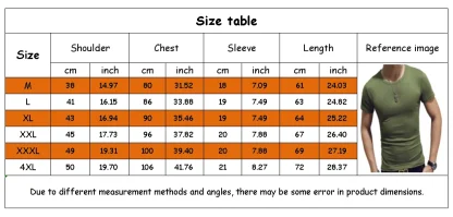 Men's Fitted Solid Color T-shirt - Image 6