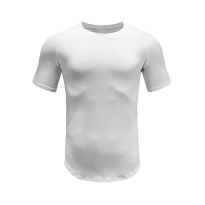 Slim Fit Solid Top with Short Sleeve - Image 5