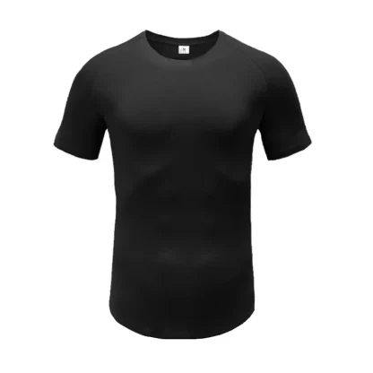 Slim Fit Solid Top with Short Sleeve - Image 8