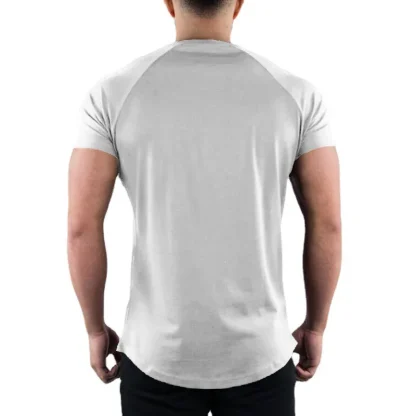 Slim Fit Solid Top with Short Sleeve - Image 4