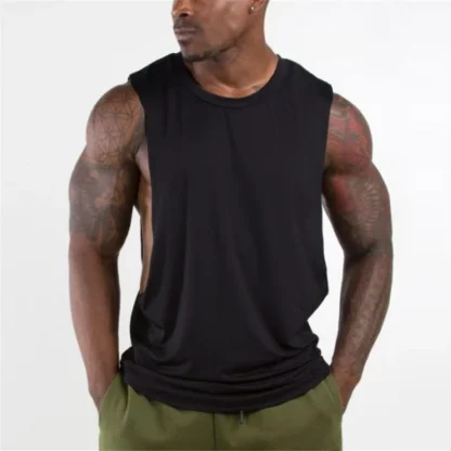 Blank Tank Top with Open Side Design - Image 7