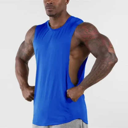 Blank Tank Top with Open Side Design - Image 4