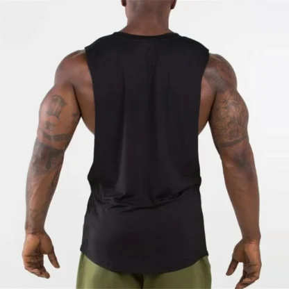 Blank Tank Top with Open Side Design - Image 3