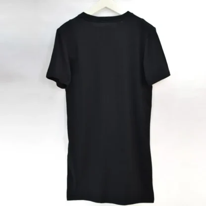 Solid Color T-shirt with Long Length Design - Image 10