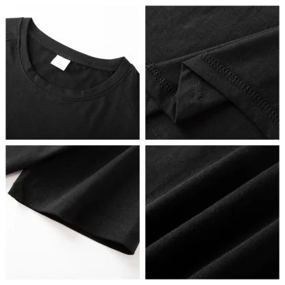 Men's Plain T-shirt with O-neck Neckline - Image 5