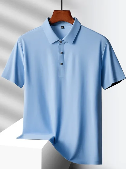 Quick-Dry Short Sleeve Plain Polo Shirt