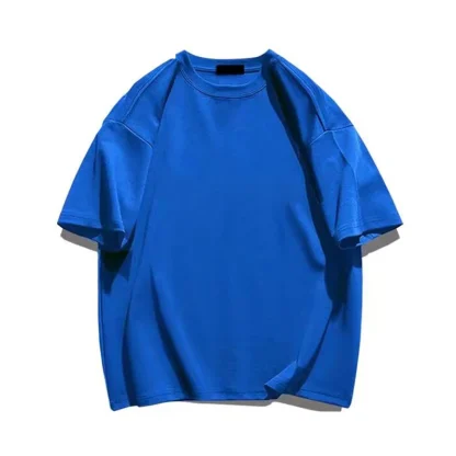 Crew Neck Basic Plain Top for Men - Image 11