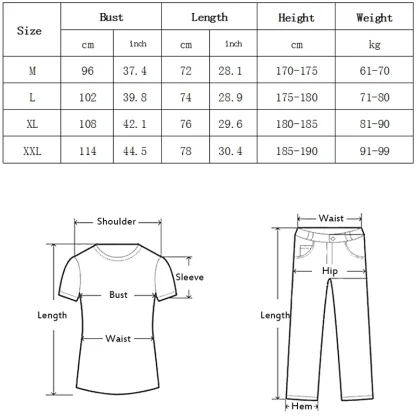 Men's Plain T-shirt with O-neck Neckline - Image 6