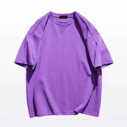 Crew Neck Basic Plain Top for Men - Image 9